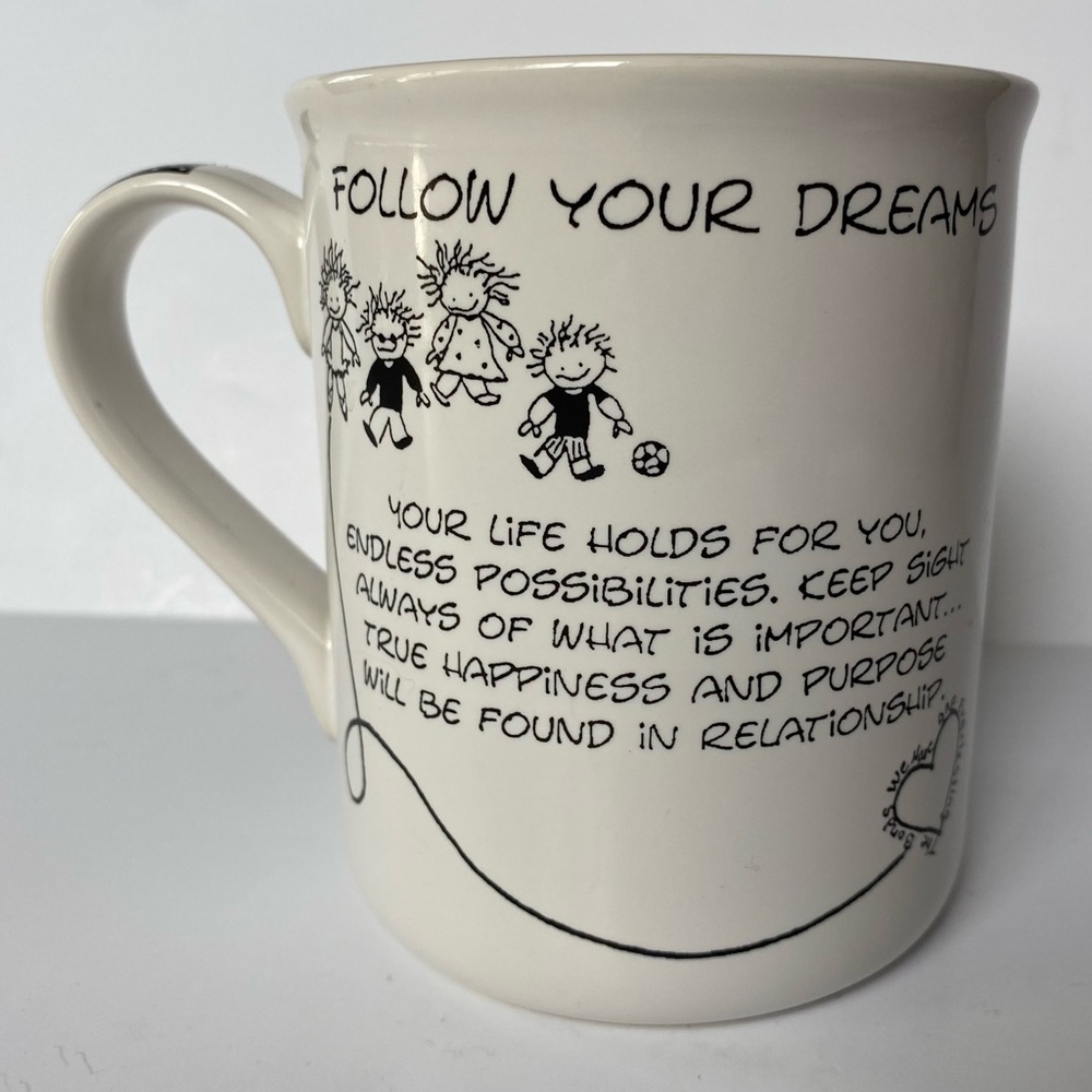 Children of the Inner Light Marci “Follow Your Dreams” Enesco Coffee Cup EUC